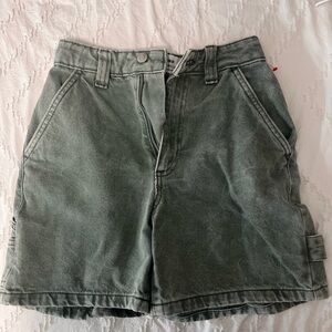 Cotton On Green Denim Shorts